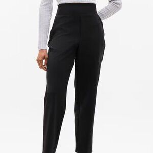 Athleta Endless High Rise Pant Athleisure Pull On Stretch in Black 8 Tall